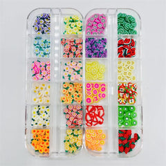Fruit & Flower Slices Nail Art Decals - DIY Crafts