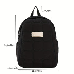 Puffer Quilted Backpack Lightweight Travel Daypack