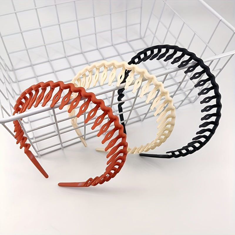 Non Slip Toothed Headband for Face Wash