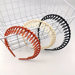 Non Slip Toothed Headband for Face Wash