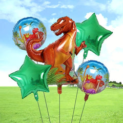 5pcs Dinosaur Set Party Balloons Decoration
