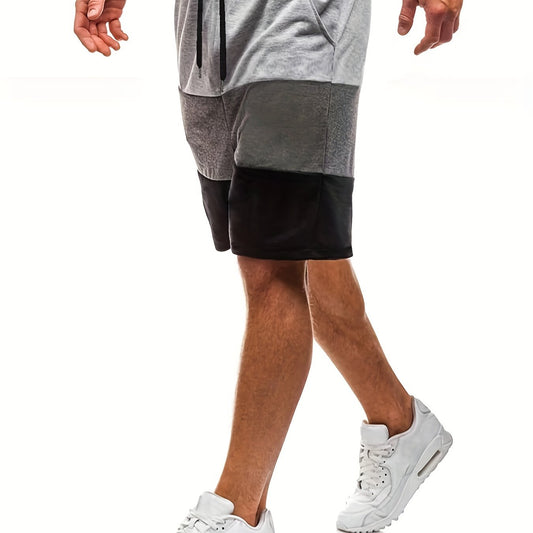 Comfy Athletic Shorts Men's Casual Stretch Elastic Waist Drawstring Shorts