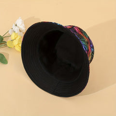 Colorful Bronzing Couple Style Sunshade Bucket Hat
