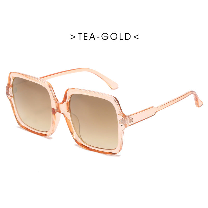 Oversized Square Sunglasses Women Vintage Retro Sun Glasses