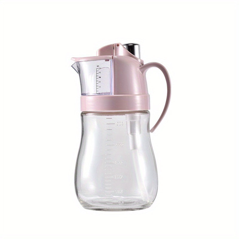 Glass Measuring Pourer Bottle for Kitchen Seasoning Storage