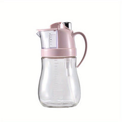 Glass Measuring Pourer Bottle for Kitchen Seasoning Storage