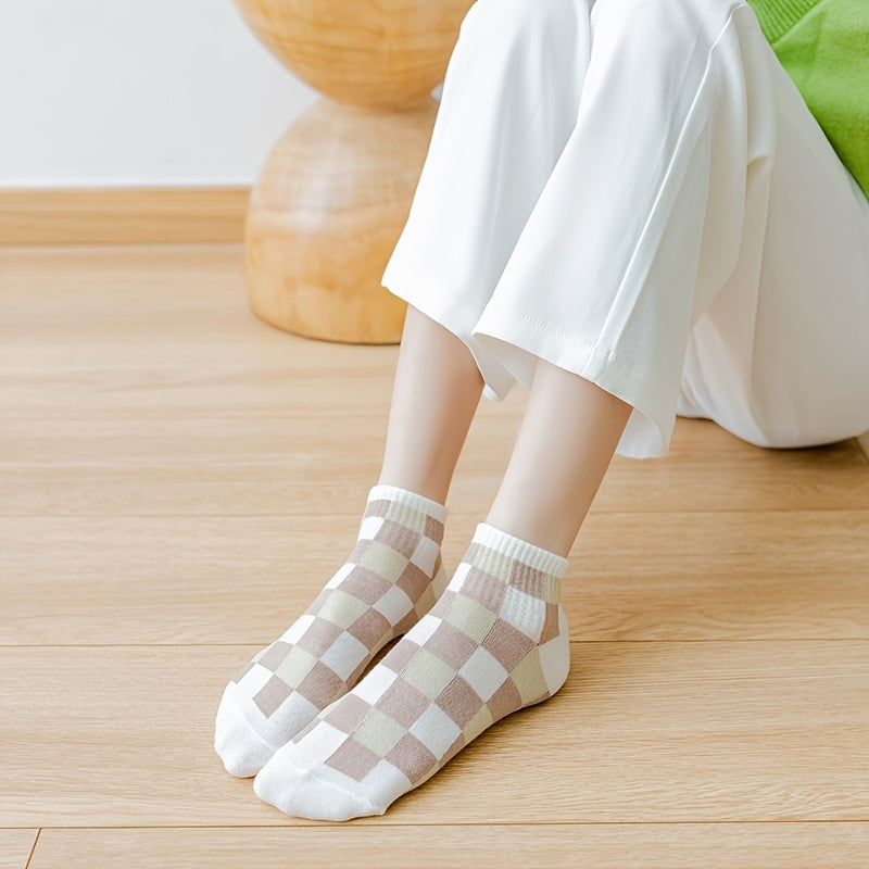 5 Pairs Teddy Bear Ankle Socks Women's Stocking