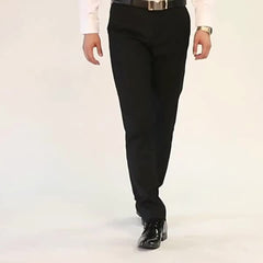 Men's Classic Solid Stretch Dress Pants for Spring Summer Business