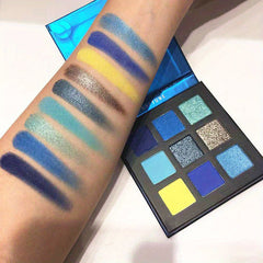 9-Color Waterproof Eyeshadow Palette Rich Matte Shimmer Shades