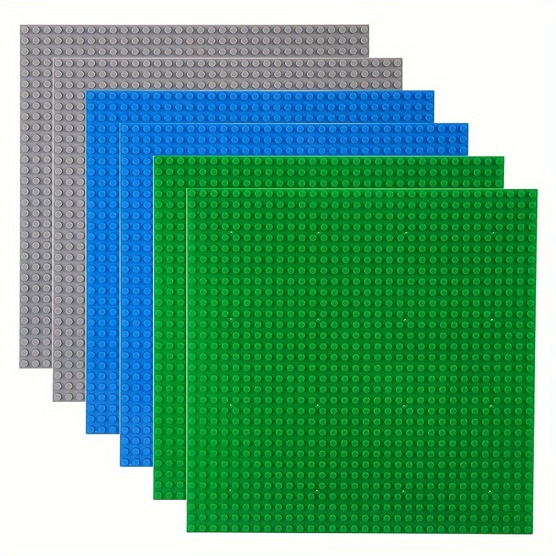 6pcs 32X32 Classic Base Plate Building Block Base 25 4X25 4 Cm