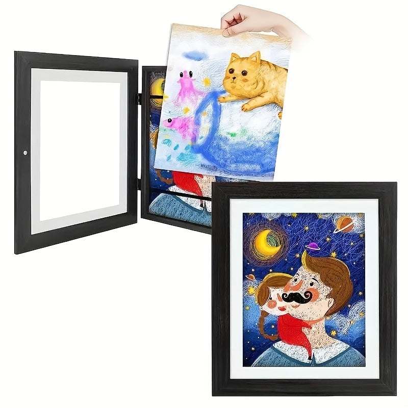 Children's Art Picture Storage Frame A4 Wooden Photo Frame