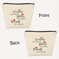 Cousin For Women Makeup Bag Funny Gift