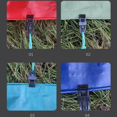 3pcs Plastic Tent Clips Awning Windproof Rope Fixed Clips Canopy Tarp Fixed Clip