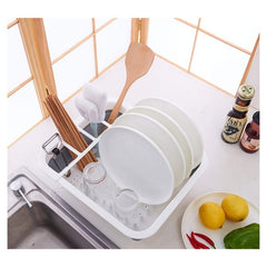 Large Foldable Dish Drying Rack for Kitchen Counter