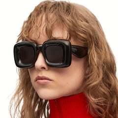 Square Inflated Sunglasses For Women Men Y2K Funny Candy Glasses