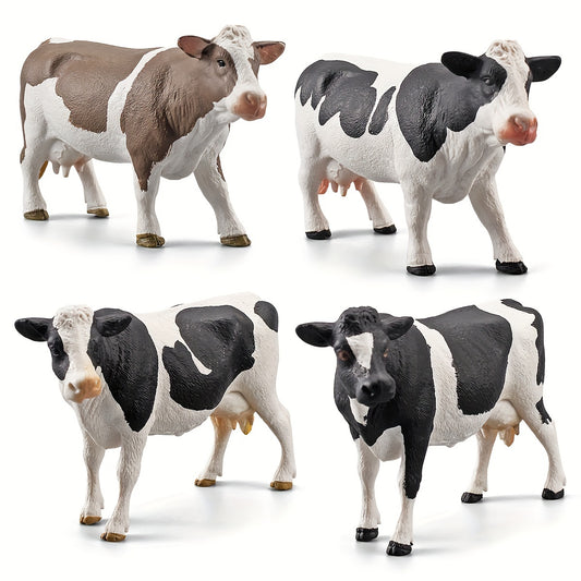 Farm Poultry Livestock Cow Model Ximen Tartar Cow Ornaments