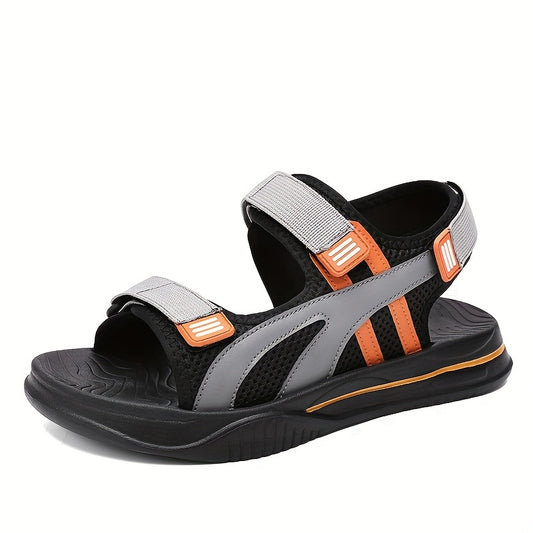 Men's Durable Non Slip Outdoor Sandals with Hook & Loop Fastener