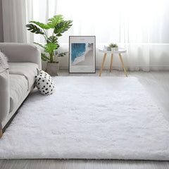 Soft Shaggy Long Area Rug Fluffy Carpet Bedroom Floor Rug