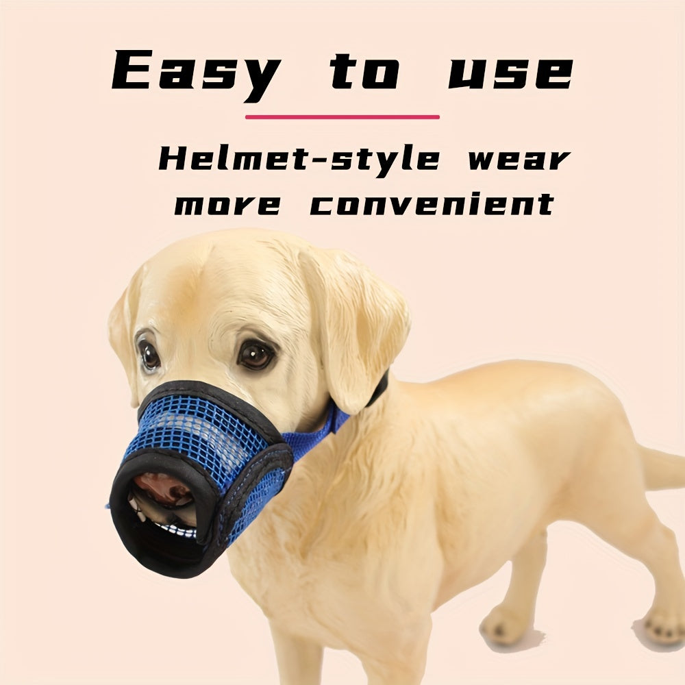 Soft Mesh Dog Muzzle for Small to Medium Dogs