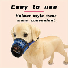 Soft Mesh Dog Muzzle for Small to Medium Dogs