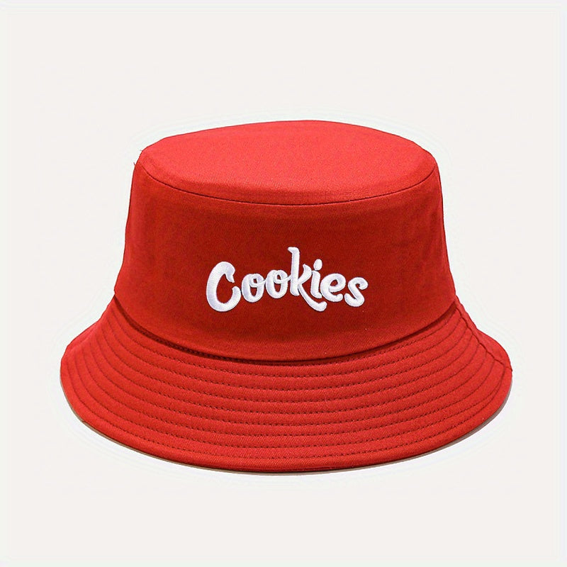 COOKIES Bucket Hat Outdoor Sun Cap Packable Travel Beach Hat