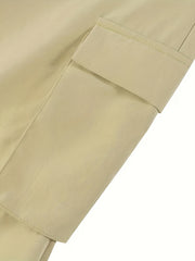  High Rise Cargo Jogger Pants with Pockets