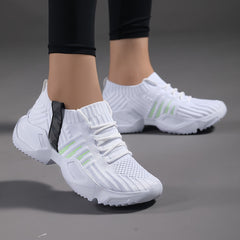 Women's Outdoor Running Shoes Lace up Casual Sports Sneakers