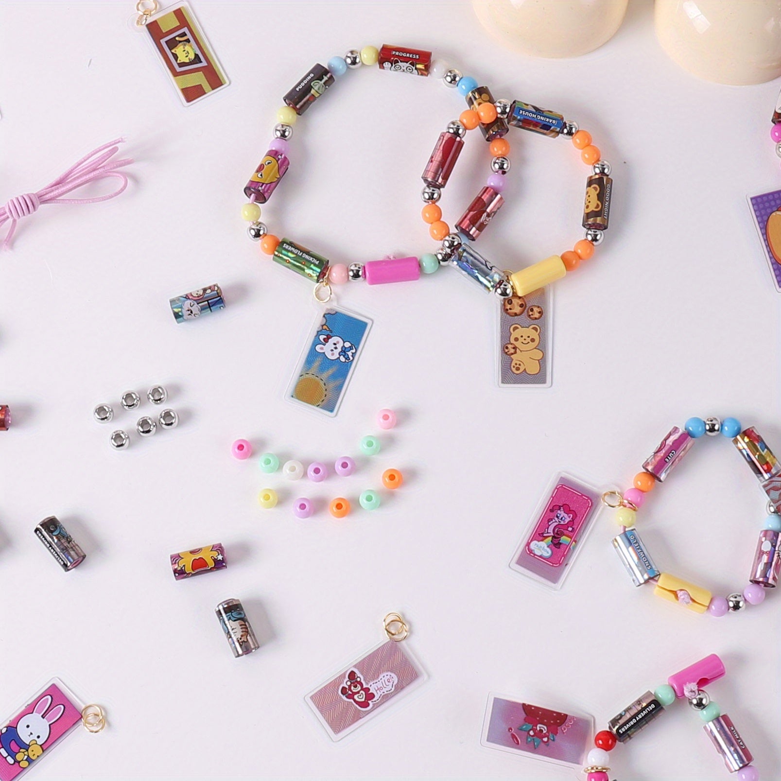 Sticker Bracelet with 100 Mini Stickers Mystery Reveal Roll