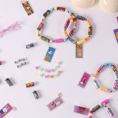 Sticker Bracelet with 100 Mini Stickers Mystery Reveal Roll