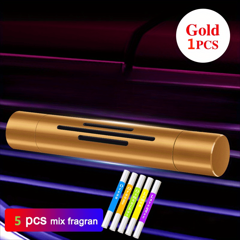 Metal Car Perfume Aromatherapy Stick Clip Ornament