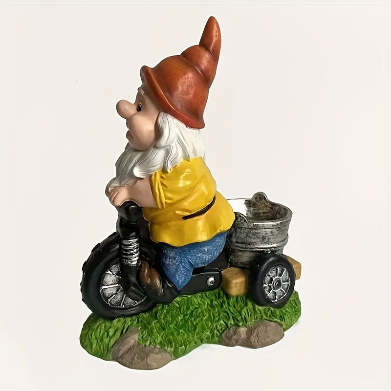 Creative Garden Gnome Statue Resin Gnome Ornament Decoration Home Decor