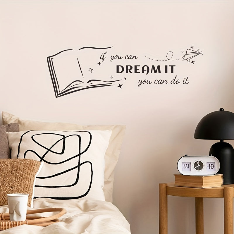 Dream It You Can Do It Wall Decals - Office Bedroom Sign Decor