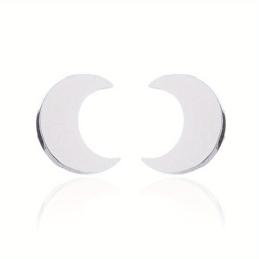 Stainless Steel Geometric Star Stud Earrings Small Earrings