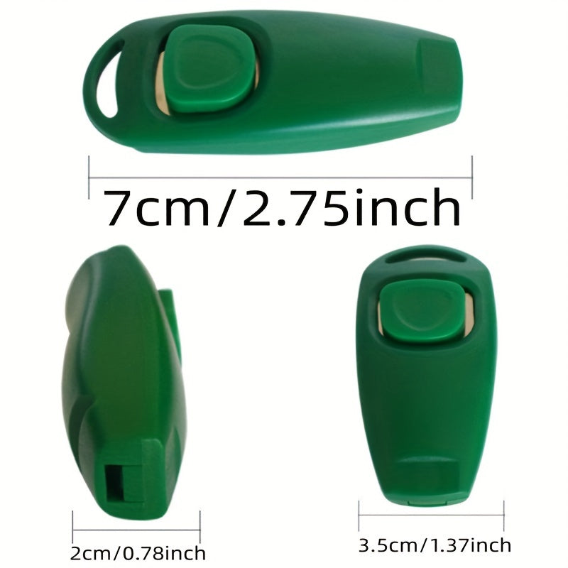 2 in 1 Dog Training Clicker & Whistle Keychain