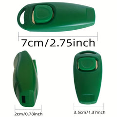 2 in 1 Dog Training Clicker & Whistle Keychain