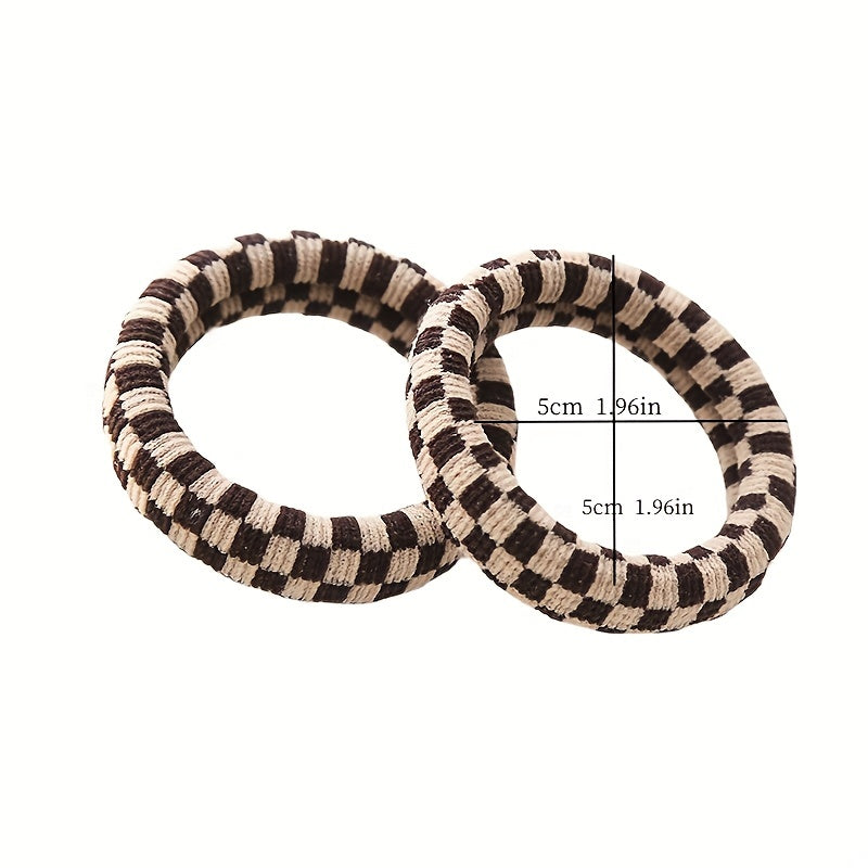 Vintage Cloth Ponytail Hair Tie High Elasticity Hair Rope Braiding Hair Accessor