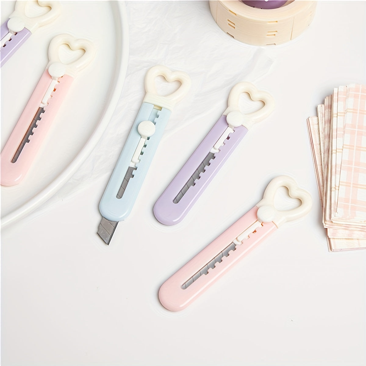 Heart Shape Art Student Portable Express Box Opener