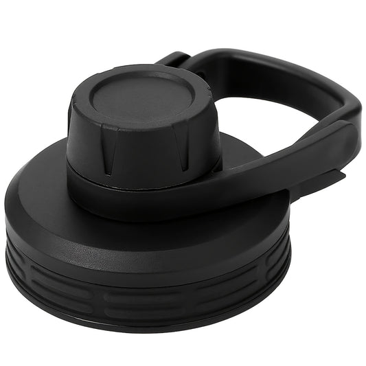 PP Cup Spout Lid for Wide Mouth Water Bottles - Reusable Replacement Cap