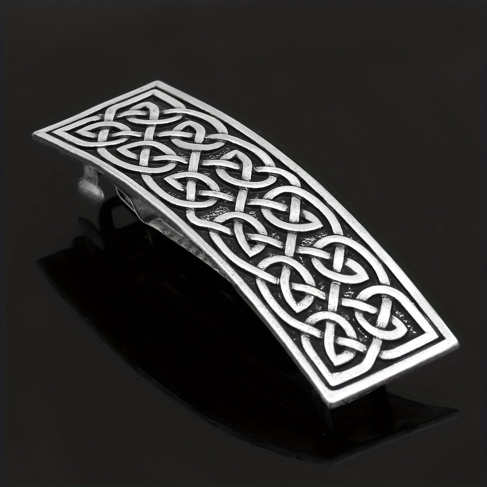 Vintage Viking Celtic Hair Clip Barrette Women Hair Head Jewelry