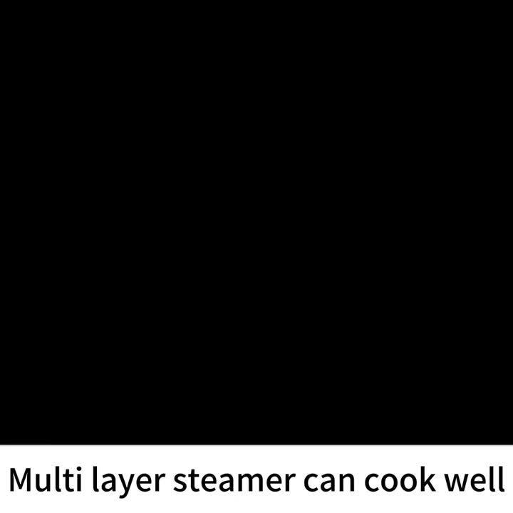 3 Tier Steamer Pot With Lid Stainless Steel Steaming Pot