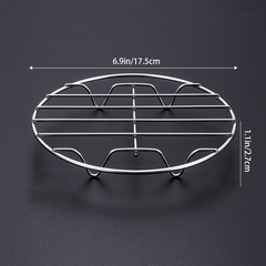 Stainless Steel Steaming and Cooling Rack for Kitchen Cooking