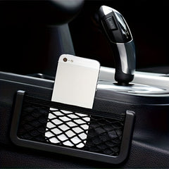 Car Mobile Phone Bag Storage Mesh Rack Car Debris Storage