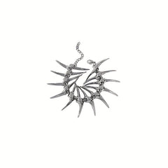 Punk Style Thorns Fishbone Bracelet for Halloween Party