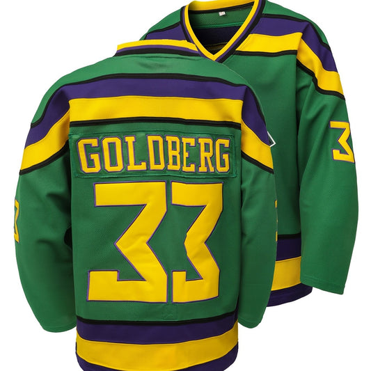 Men's Ice Hockey Jersey 33 Green Retro Classic Embroidery Stitched Hockey Sweats