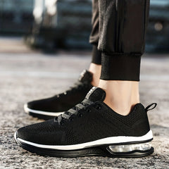 Men's Knitted Walking Shoes Lightweight Comfy Casual Shoes