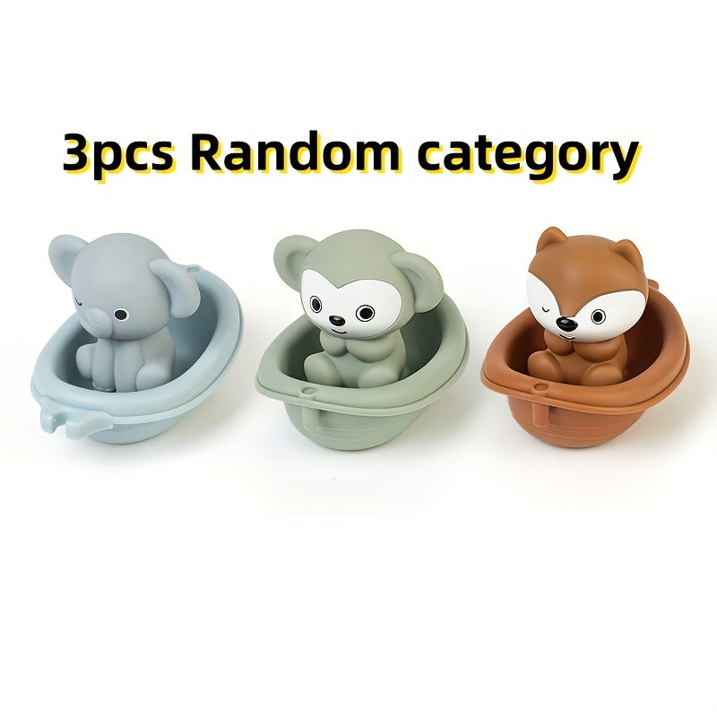 Kids Bathroom Stackable Floating Boat Toy Set