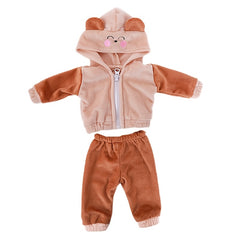 18in Animal Pattern Doll Plush Clothes for Kids
