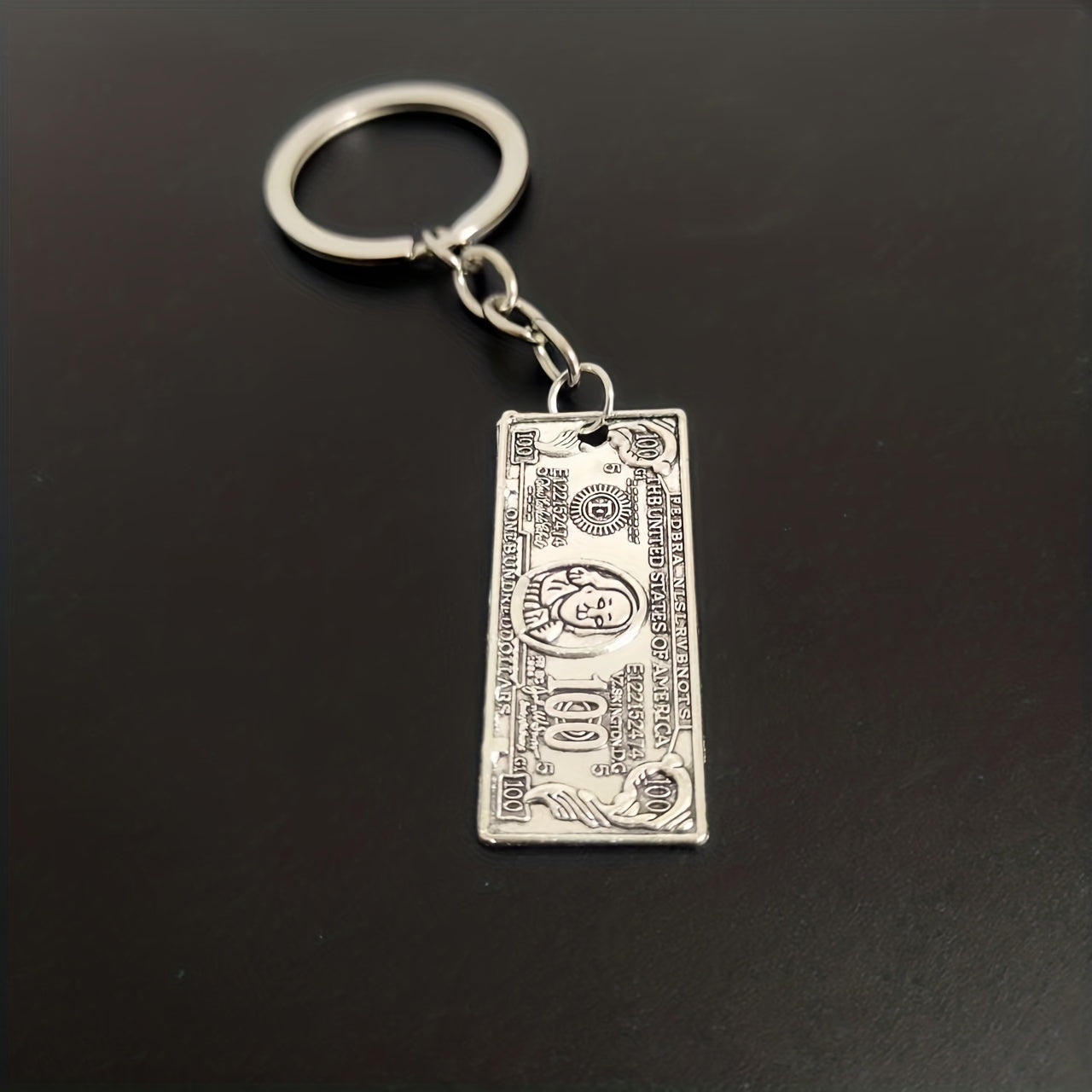 Mini US Dollar Keychain Hip hop Vintage Key Ring Purse Bag Car Key Accessory