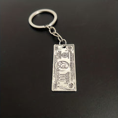 Mini US Dollar Keychain Hip hop Vintage Key Ring Purse Bag Car Key Accessory
