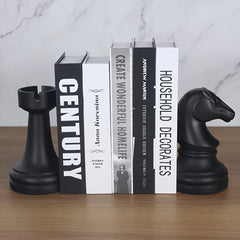 Chess Statue Book Stand Book Holder Decor Desktop Organizing Stand